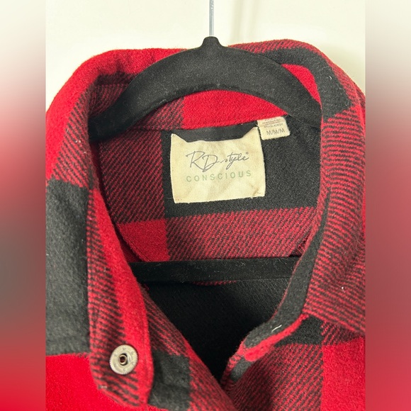 RD Style Buffalo Plaid Shacket - Picture 3 of 6
